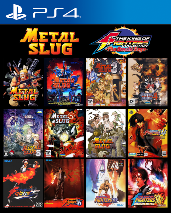 Combo The King of Figthers Orochi Saga y Metal Slug Anthology - PlayStation 4