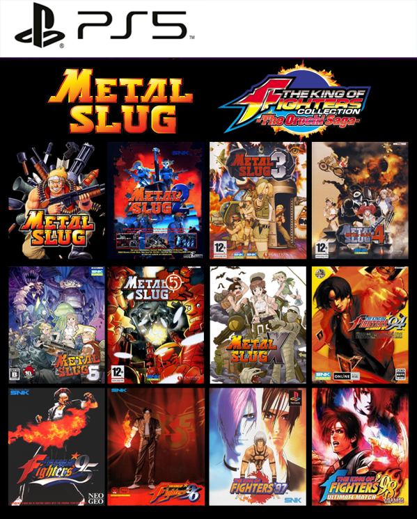 Combo The King of Figthers Orochi Saga y Metal Slug Anthology - PlayStation 5
