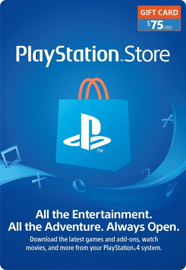 PlayStation Gift Card - 75 USD - USA