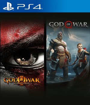 Combo God of War 3 & 2018 - PlayStation 4