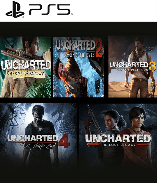 Combo UNCHARTED: Nathan Drake Collection & UNCHARTED: Legacy of Thieves Collection - PlayStation 5