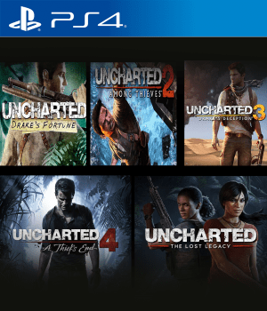Combo UNCHARTED 1,2,3,4 y Lost Legacy - PlayStation 4