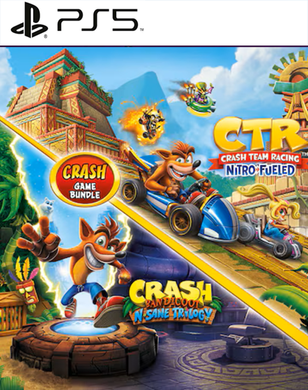 Combo Crash N Sane Trilogy & Crash Team Racing Nitro Fueled - PlayStation 5
