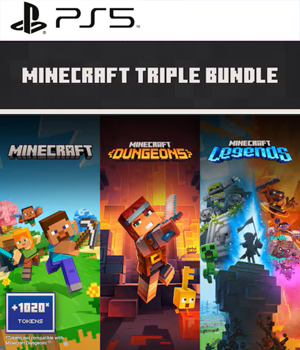 Minecraft Triple Bundle - PlayStation 5