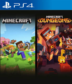 Combo Minecraft y Minecraft Dungeons - PlayStation 4