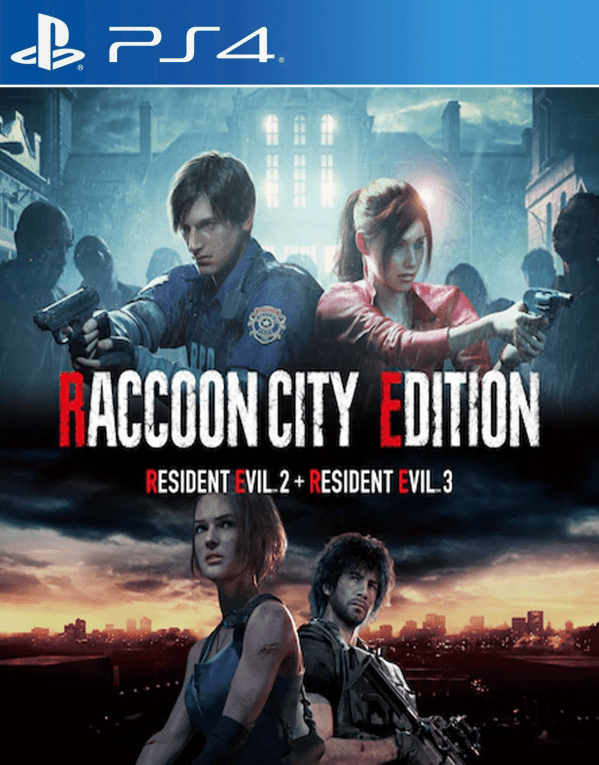 Combo Resident Evil 2 Remaster & Resident Evil 3 Remaster (Raccoon Edition) - PlayStation 4