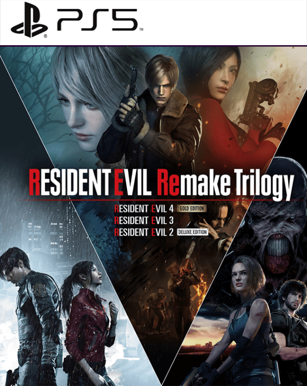 Combo Resident Evil 2, 3 y 4 Remake - PlayStation 5