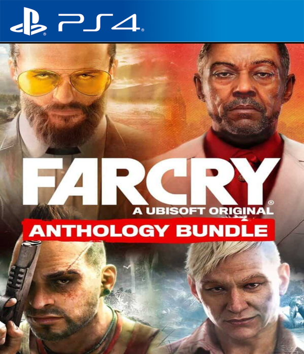 Combo Far Cry 3, Far Cry 4, Far Cry 5 & Far Cry 6 - Standard Edition - PlayStation 4