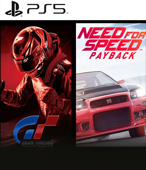 Combo Gran Turismo Sport y Need For Speed Payback - PlayStation 5