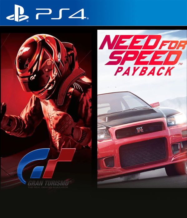 Combo Gran Turismo Sport y Need For Speed Payback - PlayStation 4