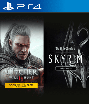Combo The Witcher 3: Wild Hunt – Complete Edition y The Elder Scrolls V: Skyrim - PlayStation 4